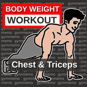 Bodyweight At Home Workout for Chest and Triceps